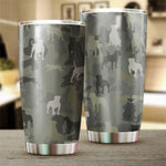 American Bulldog Camo Tumbler Cup