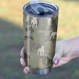 American Bulldog Camo Tumbler Cup