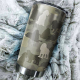 American Cocker Spaniel Camo Tumbler Cup