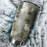 American English Coonhound Camo Tumbler Cup