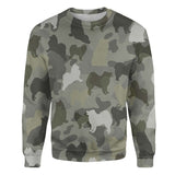 American Eskimo Dog - Camo - Premium Sweater