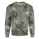 American Hairless Terrier - Camo - Premium Sweater