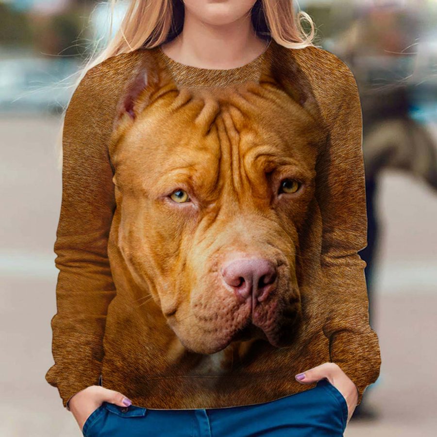 American Pit Bull Terrier - Face Hair - Premium Sweater