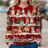 American Staffordshire Terrier - Snow Christmas - Premium Sweater