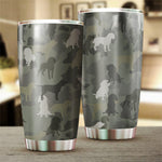 American Water Spaniel Camo Tumbler Cup