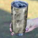 American Water Spaniel Camo Tumbler Cup