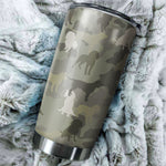 American Water Spaniel Camo Tumbler Cup