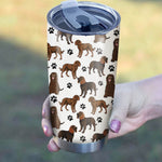 American Water Spaniel Paw Tumbler Cup