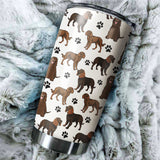 American Water Spaniel Paw Tumbler Cup