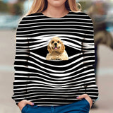 American Cocker Spaniel - Stripe - Premium Sweater