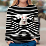 American Eskimo - Stripe - Premium Sweater