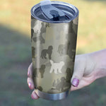 Aussiedoodle Camo Tumbler Cup