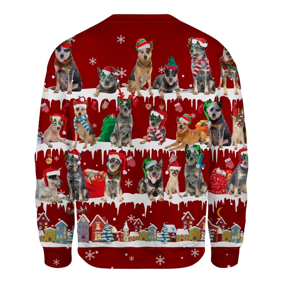 Australian Cattle Dog - Snow Christmas - Premium Sweater