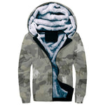 Australian Cattle Dog Camo Fleece Hoodie