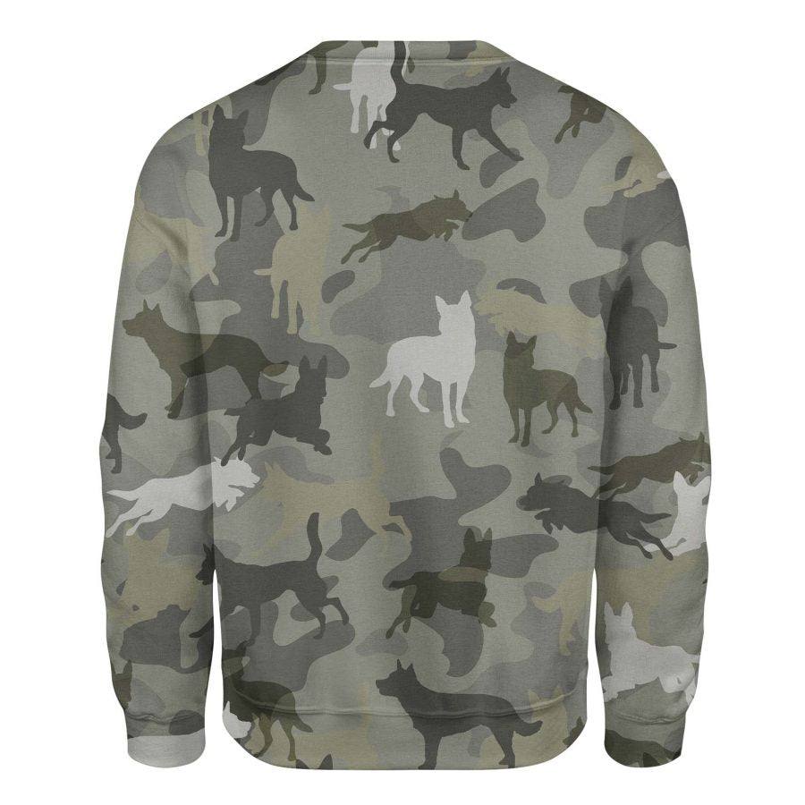 Australian Kelpie - Camo - Premium Sweater