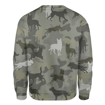 Australian Kelpie - Camo - Premium Sweater
