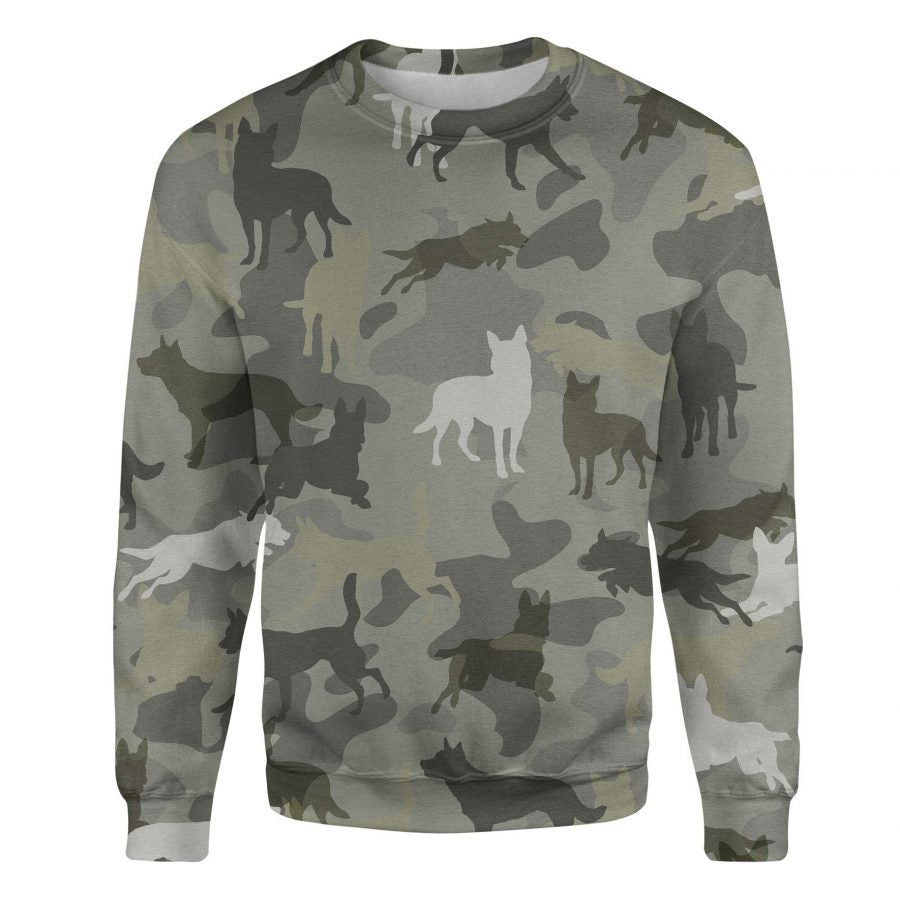 Australian Kelpie - Camo - Premium Sweater