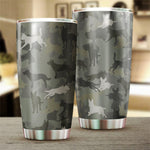 Australian Kelpie Camo Tumbler Cup