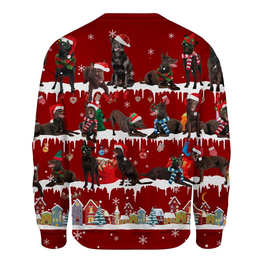 Australian Kelpie - Snow Christmas - Premium Sweater