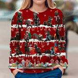 Australian Kelpie - Snow Christmas - Premium Sweater