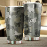 Australian Shepherd Camo Tumbler Cup