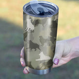 Australian Shepherd Camo Tumbler Cup