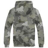 Australian Shepherd Camo Fleece Hoodie