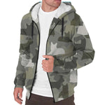 Australian Silky Terrier Camo Fleece Hoodie