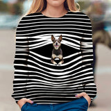 Australian Kelpie - Stripe - Premium Sweater