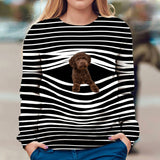 Australian Labradoodle 1 - Stripe - Premium Sweater