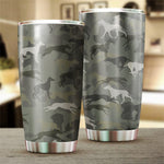 Azawakh Camo Tumbler Cup