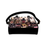 Labrador Face Shoulder Handbag