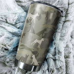 Basenji Camo Tumbler Cup