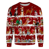 Basenji - Snow Christmas - Premium Sweater