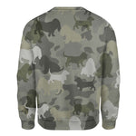 Basset Hound - Camo - Premium Sweater