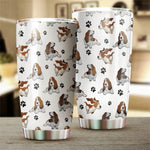 Basset Hound Paw Tumbler Cup