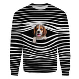 Beagle - Stripe - Premium Sweater