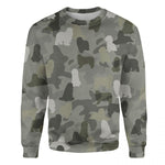 Bearded Collie - Camo - Premium Sweater