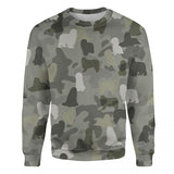 Bearded Collie - Camo - Premium Sweater