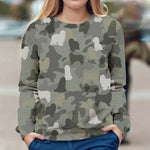 Bearded Collie - Camo - Premium Sweater