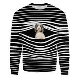 Bearded Collie - Stripe - Premium Sweater