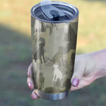 Beauceron Camo Tumbler Cup