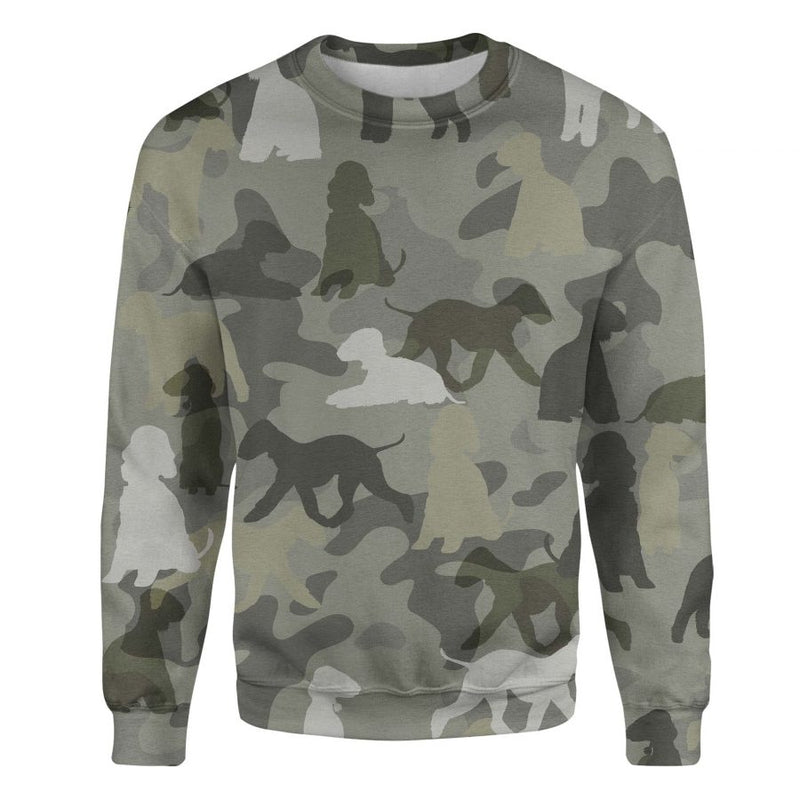 Bedlington Terrier - Camo - Premium Sweater