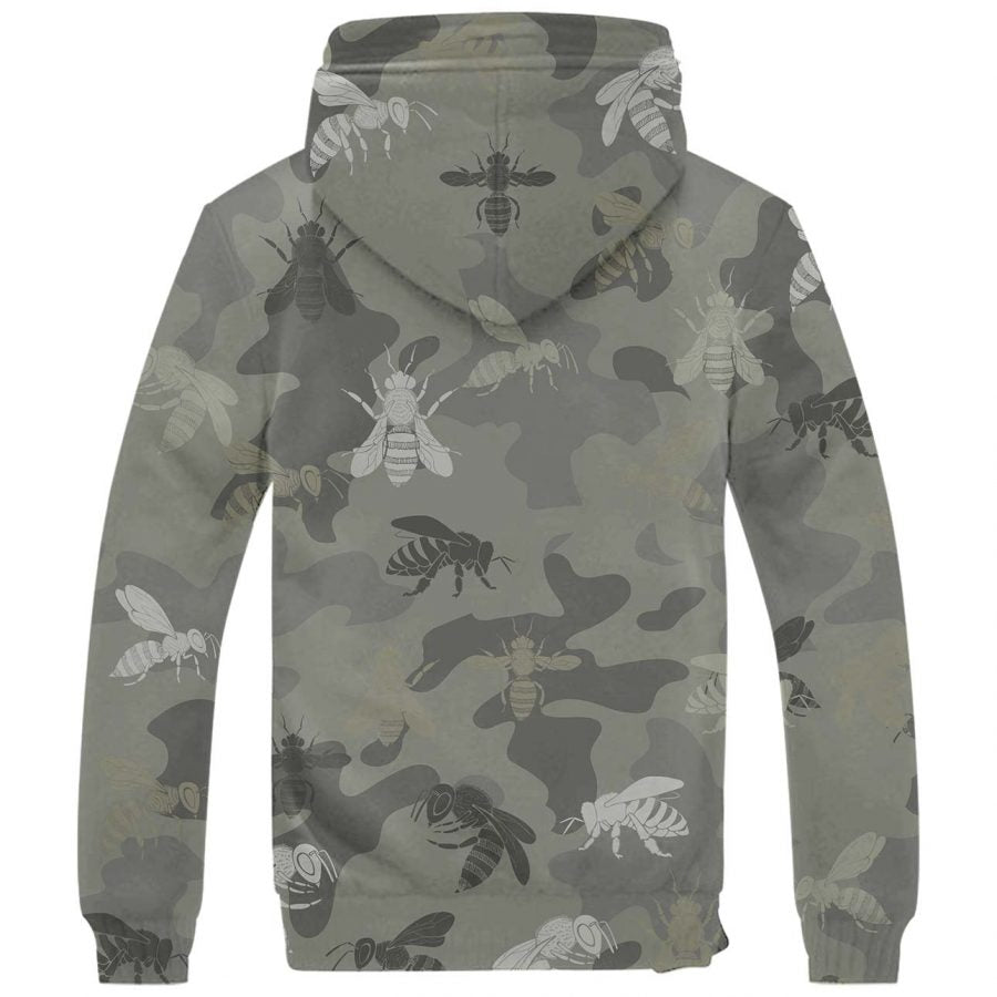 Bee Camo Fleece Hoodie