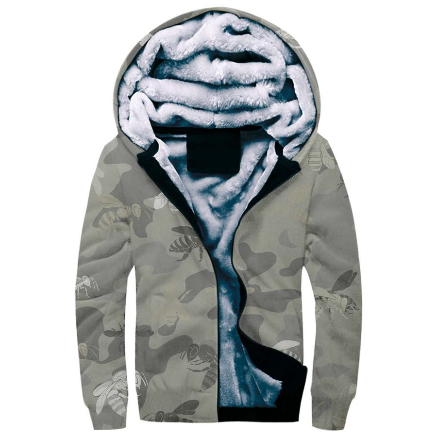 Bee Camo Fleece Hoodie