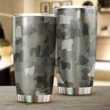 Bergamasco Shepherd Camo Tumbler Cup