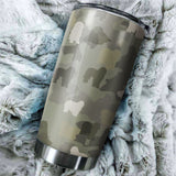 Bergamasco Shepherd Camo Tumbler Cup