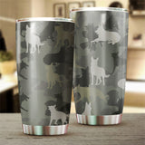 Berger Blanc Suisse Camo Tumbler Cup