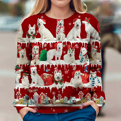 Berger Blanc Suisse - Snow Christmas - Premium Sweater