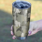 Bernedoodle Camo Tumbler Cup